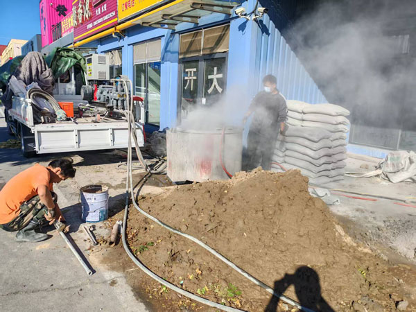 群英乡顶管注浆加固